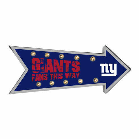 New York Giants Sign Running Light Marquee