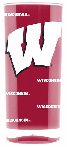 ~Wisconsin Badgers Tumbler - Square Insulated (16oz) - Special Order~ backorder