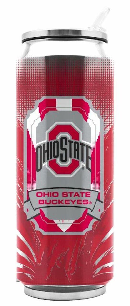 Ohio State Buckeyes Stainless Steel Thermo Can - 16.9 ounces