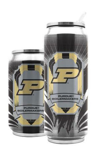 Purdue Boilermakers Stainless Steel Thermo Can - 16.9 ounces - Special Order