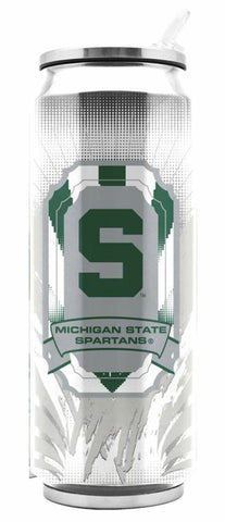Michigan State Spartans Stainless Steel Thermo Can - 16.9 ounces - Special Order