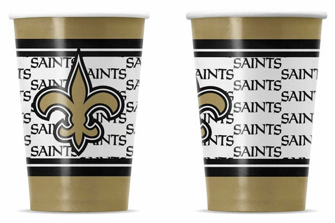 New Orleans Saints Disposable Paper Cups