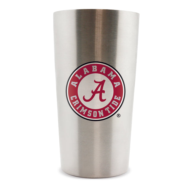 Taza térmica Alabama Crimson Tide de acero inoxidable de 14 oz con doble pared