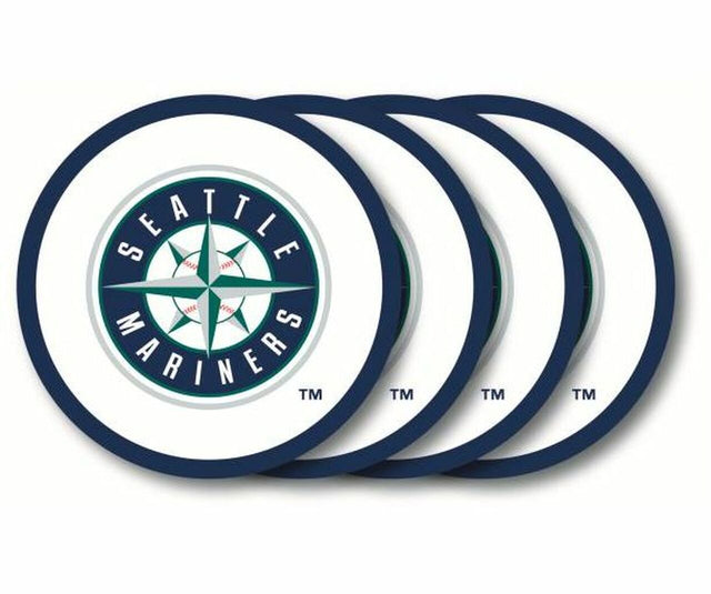 Juego de posavasos de los Seattle Mariners (paquete de 4)