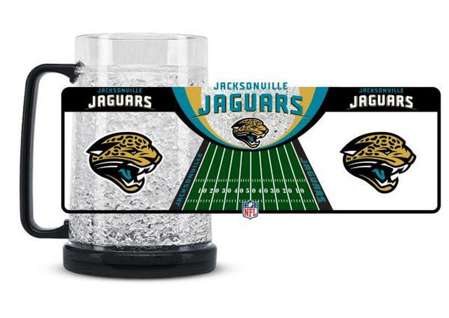 Taza de cristal para congelador de los Jacksonville Jaguars