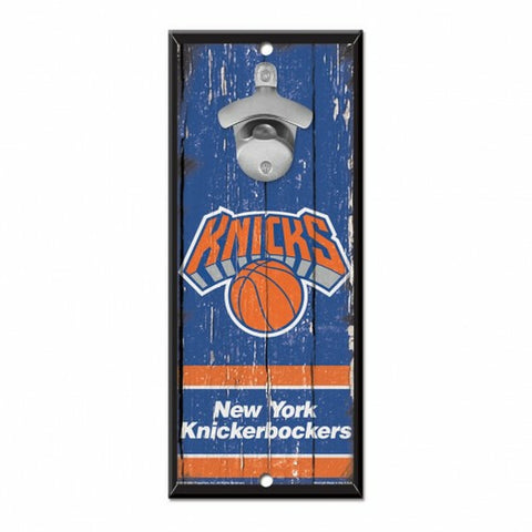 ~New York Knicks Sign Wood 5x11 Bottle Opener~ backorder