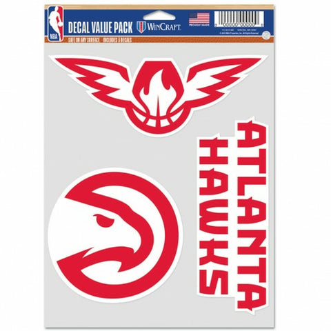 ~Atlanta Hawks Decal Multi Use Fan 3 Pack Special Order~ backorder