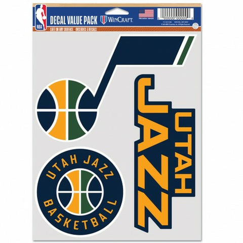 ~Utah Jazz Decal Multi Use Fan 3 Pack Special Order~ backorder