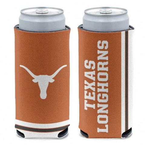 Texas Longhorns Can Cooler Slim Can Design