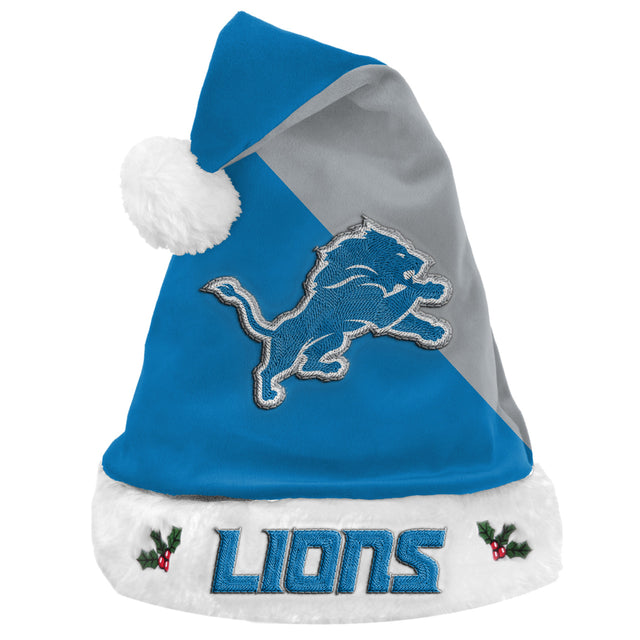 Gorro básico de Papá Noel de los Detroit Lions 2020