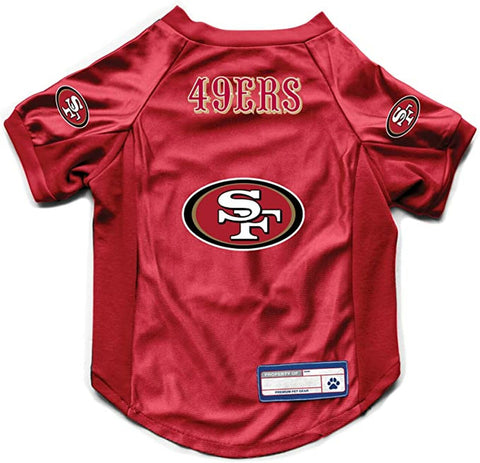 ~San Francisco 49ers Pet Jersey Stretch Size L~ backorder