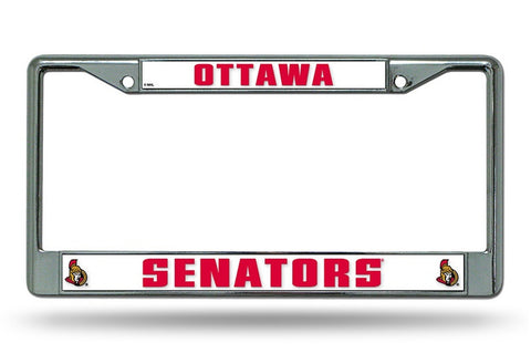 ~Ottawa Senators License Plate Frame Chrome - Special Order~ backorder