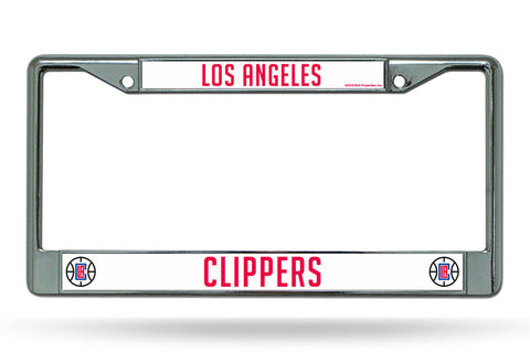 Los Angeles Clippers License Plate Frame Chrome - Special Order