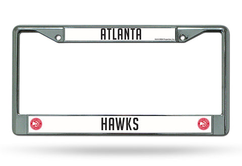 ~Atlanta Hawks License Plate Frame Chrome - Special Order~ backorder