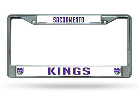 ~Sacramento Kings License Plate Frame Chrome - Special Order~ backorder