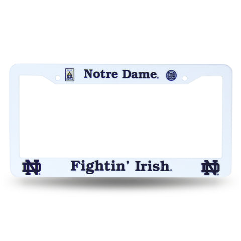 ~Notre Dame Fighting Irish Plastic License Plate Frame - Special Order~ backorder