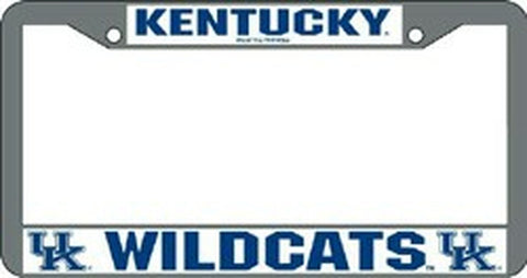 Kentucky Wildcats License Plate Frame Chrome