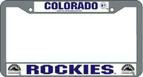 ~Colorado Rockies License Plate Frame Chrome - Special Order~ backorder