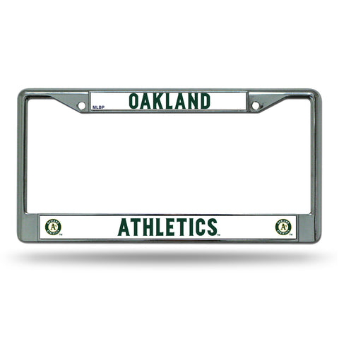 ~Oakland Athletics License Plate Frame Chrome~ backorder