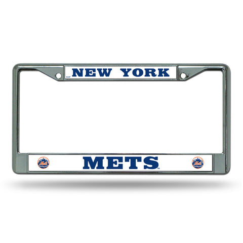 ~New York Mets License Plate Frame Chrome~ backorder