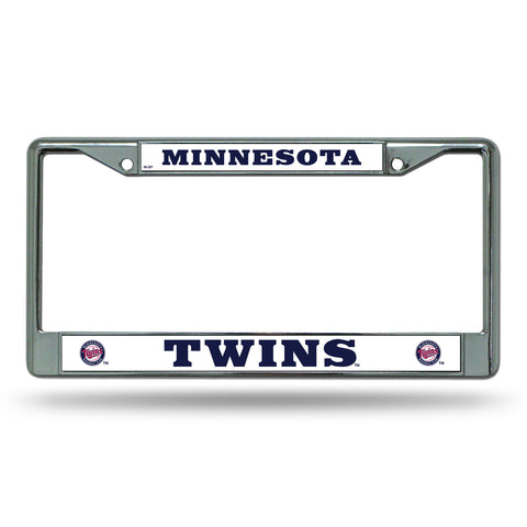 ~Minnesota Twins License Plate Frame Chrome~ backorder