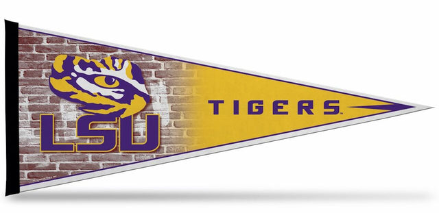 LSU Tigers Pennant 12x30 Carded Rico