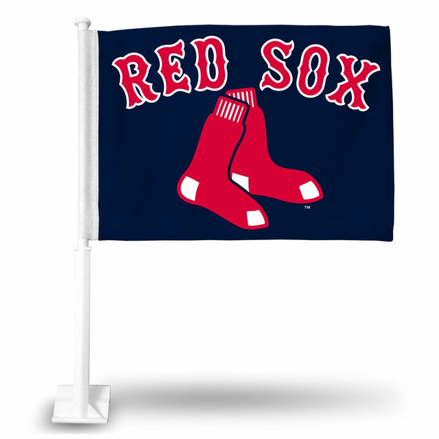 Bandera de los Boston Red Sox con el logotipo de los Sox