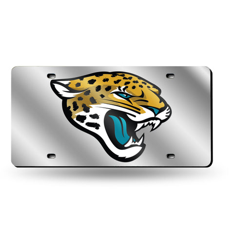 Jacksonville Jaguars License Plate Laser Cut Silver - Special Order