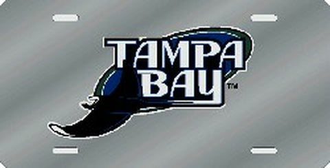 ~Tampa Bay Rays License Plate Laser Cut Silver - Special Order~ backorder