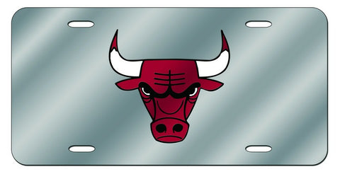 ~Chicago Bulls License Plate Laser Cut Silver - Special Order~ backorder