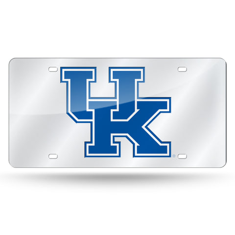 Kentucky Wildcats License Plate Laser Cut Silver