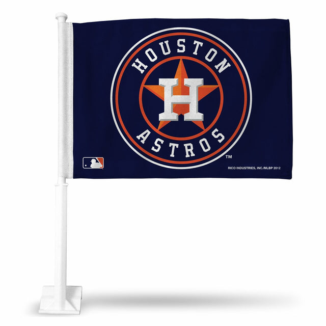 Auto con la bandera de los Astros de Houston