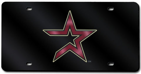 ~Houston Astros License Plate Laser Cut Black - Special Order~ backorder