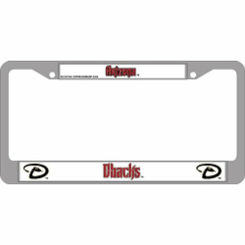 ~Arizona Diamondbacks License Plate Frame Chrome~ backorder
