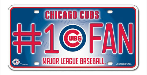 Chicago Cubs License Plate #1 Fan
