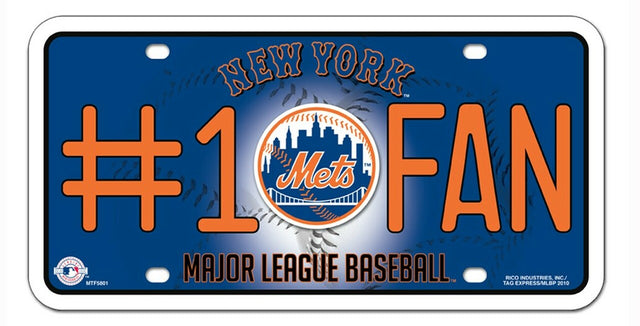 New York Mets License Plate #1 Fan