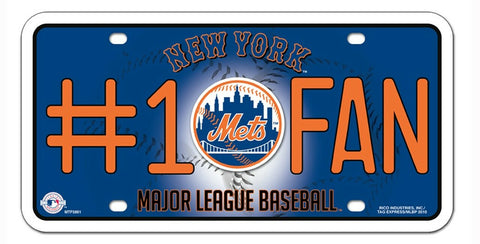New York Mets License Plate #1 Fan