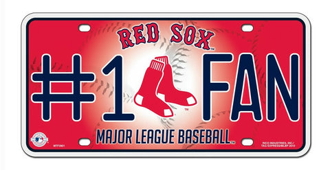 Boston Red Sox License Plate #1 Fan