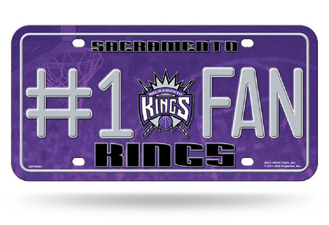 ~Sacramento Kings License Plate - #1 Fan - Special Order~ backorder