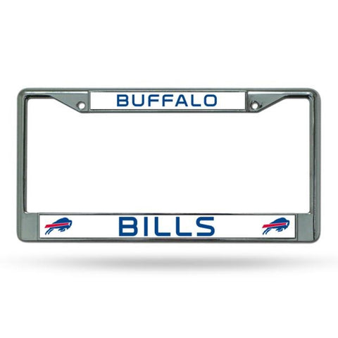 Buffalo Bills License Plate Frame Chrome