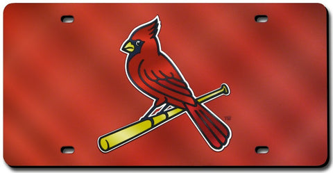 ~St. Louis Cardinals License Plate Laser Cut Red~ backorder