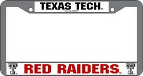 ~Texas Tech Red Raiders License Plate Frame Chrome - Special Order~ backorder