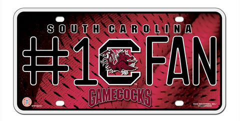 South Carolina Gamecocks License Plate #1 Fan