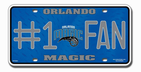 ~Orlando Magic License Plate #1 Fan - Special Order~ backorder