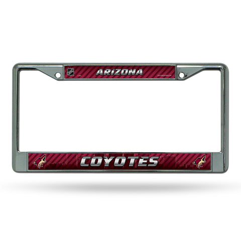 ~Arizona Coyotes License Plate Frame Chrome - Special Order~ backorder