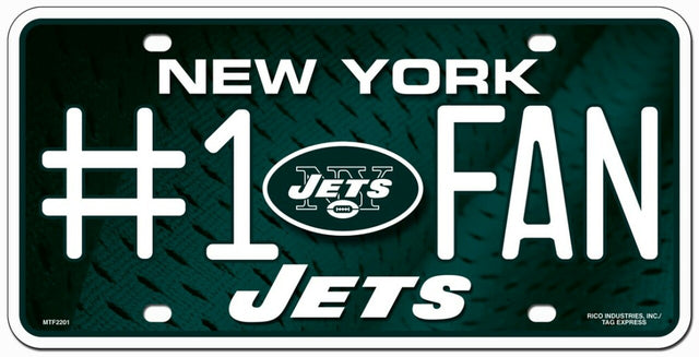 New York Jets License Plate #1 Fan