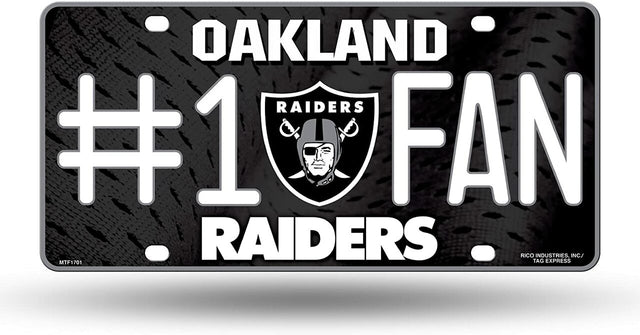 Matrícula de los Oakland Raiders n.° 1 Fan