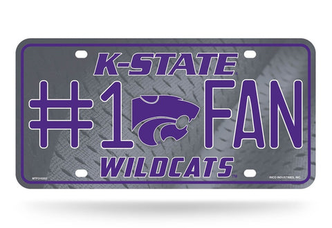 Kansas State Wildcats License Plate #1 Fan
