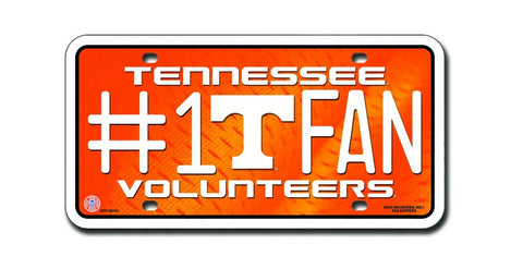 Tennessee Volunteers License Plate - #1 Fan