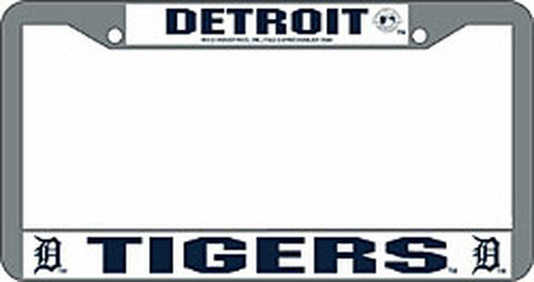 ~Detroit Tigers License Plate Frame Chrome~ backorder